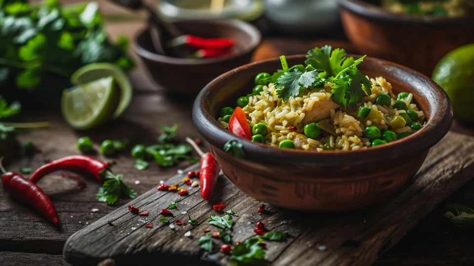 Arroz con 'Pollo' Vegano