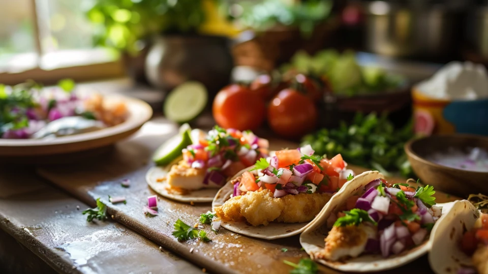 Baja-Style Beer-Battered Fish Tacos