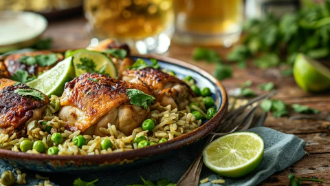 Peruvian Arroz con Pollo